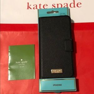 New Kate Spade iphone 7 Plus Leather Case